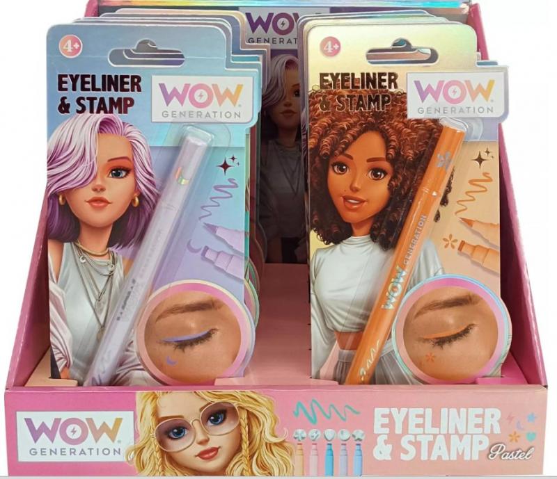 EYELINER Z PIECZĄTKĄ , 5 WZORÓW WoW Generation BEAUTY