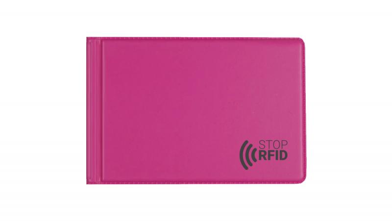 ETUI NA DOKUMENTY Z ZABEZPIECZENIEM RFID NEW COLOURS PINK