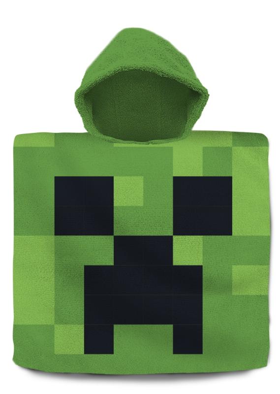 PONCHO MINECRAFT120X60 CM, 75% BAWEŁNA, GRAMATURA 300 G/M2