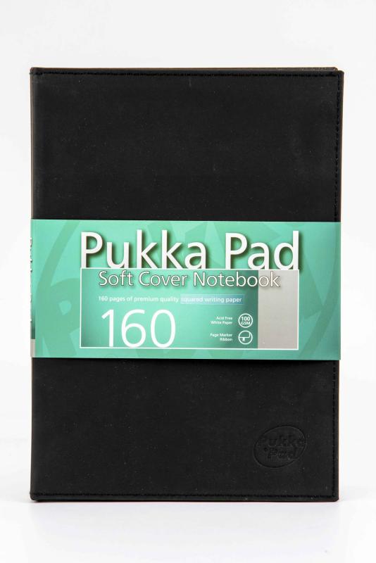 NOTATNIK B5# SERIA SOFT COVER czarny