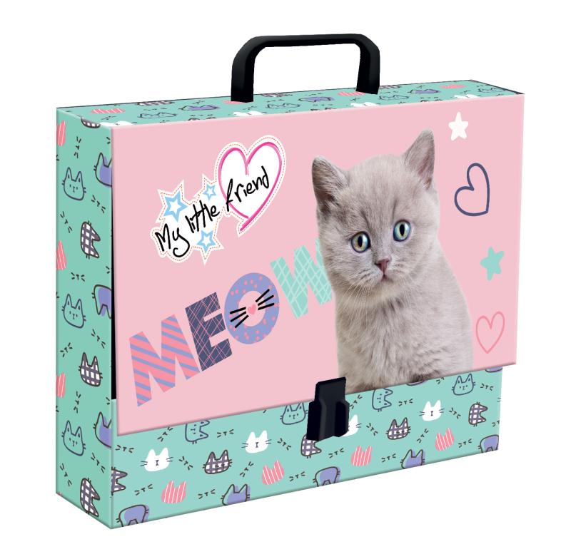 TECZKA Z RĄCZKĄ A4 XL MY LITTLE FRIEND FLUFFY KITY