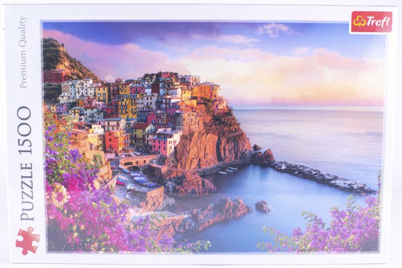 PUZZLE 1500 TREFL WIDOK NA MIASTECZKO MANAROLA