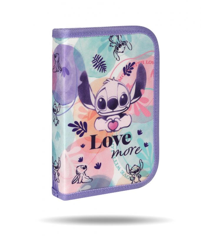 PIÓRNIK JEDNOKLAPKOWY BEZ WYPOSAŻENIA CLIPPER - STITCH PASTEL DISNEY FASHION