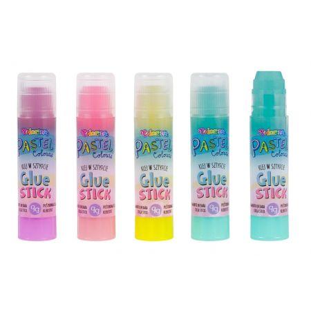 KLEJ W SZTYFCIE 9 G / PASTEL / COLORINO Display 24 szt. /24/