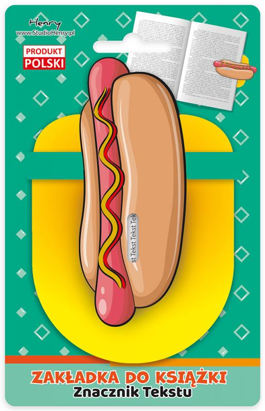 ZAKŁADKA ZNACZNIKI TEKSTU HOT-DOG