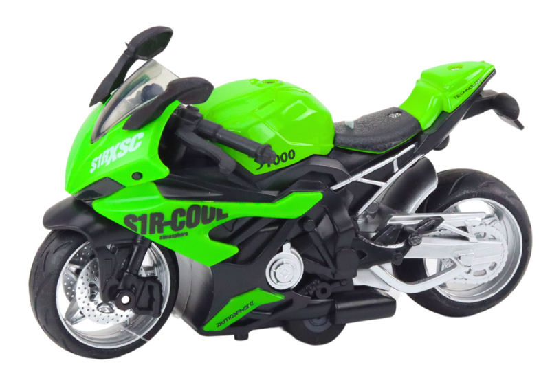 MOTOCYKL SPORTOWY Z NAPĘDEM FRYKCYJNYM 3 KOLORY
