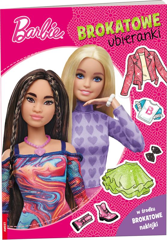 KSIĄŻECZKA BARBIE. BROKATOWE UBIERANKI