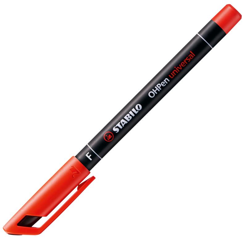 FOLIOPIS STABILO OHP F CZERWONY