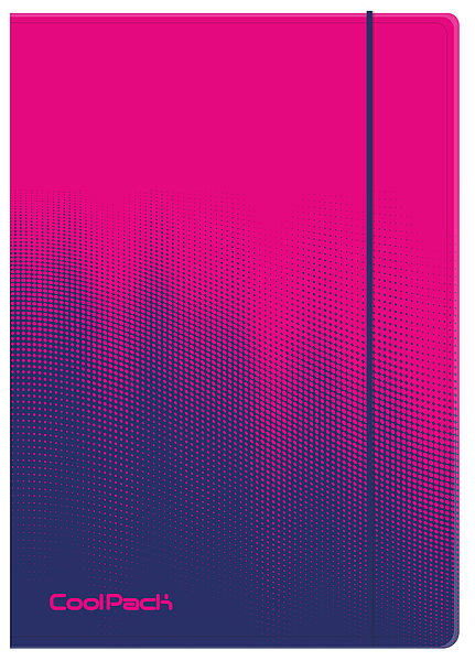 TECZKA NA GUMKĘ A4 CP GRADIENT - FRAPE