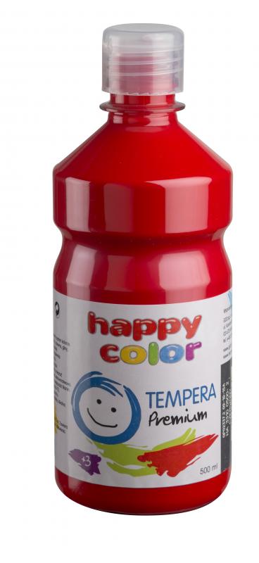 FARBY TEMPERA PREMIUM 500ML CZERWONY