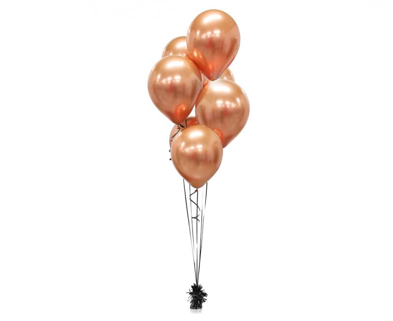 BALONY BEAUTY&CHARM 12' '40' ZŁOTE I CZARNE A'5