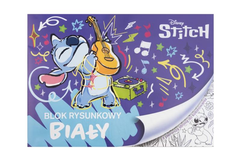 BLOK RYSUNKOWY A4/20 BIAŁY BENIAMIN STITCH