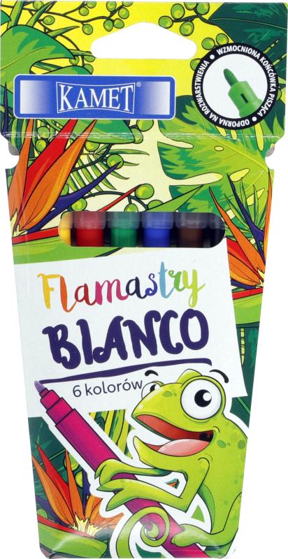 FLAMASTER 6KOL BIANCO KAMET