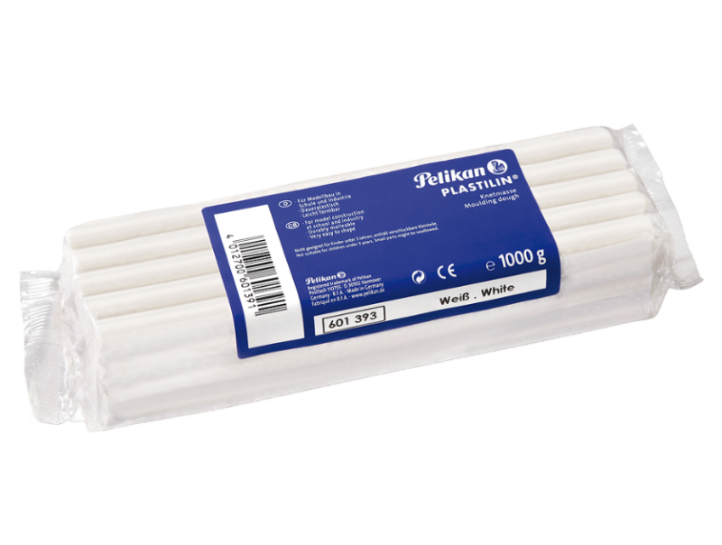 PLASTELINA PELIKAN 680 BIAŁA 1KG