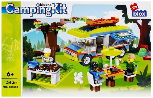 KLOCKI KONSTRUKTOR ALLEBLOX CAMPING 343 ELEMENTÓW
