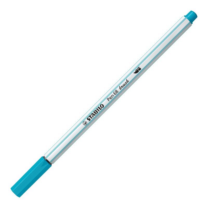 PISAKI STABILO 68 BRUSH JASNOBŁĘKITNY