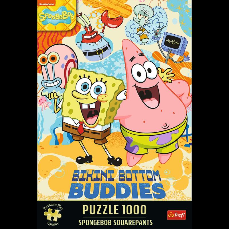 PUZZLE 1000 TREFL SPONGEBOB KANCIASTOPORTY