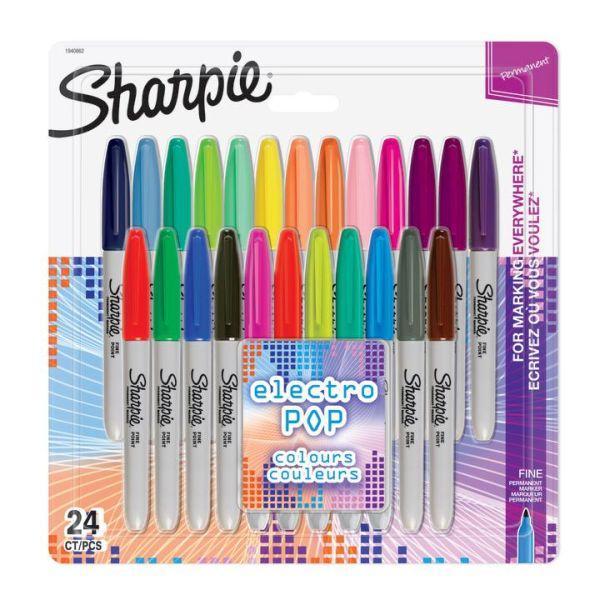 MARKER 24 SHARPIE ELECTRO POP