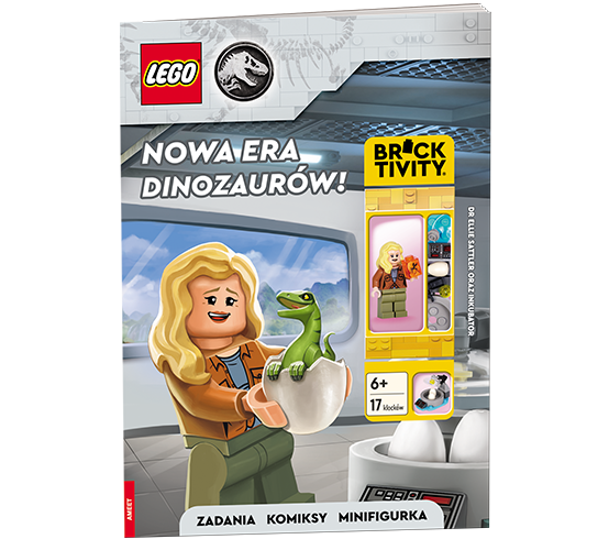 KSIĄŻECZKA LEGO JURASSIC WORLD. NOWA ERA DINOZAURÓW