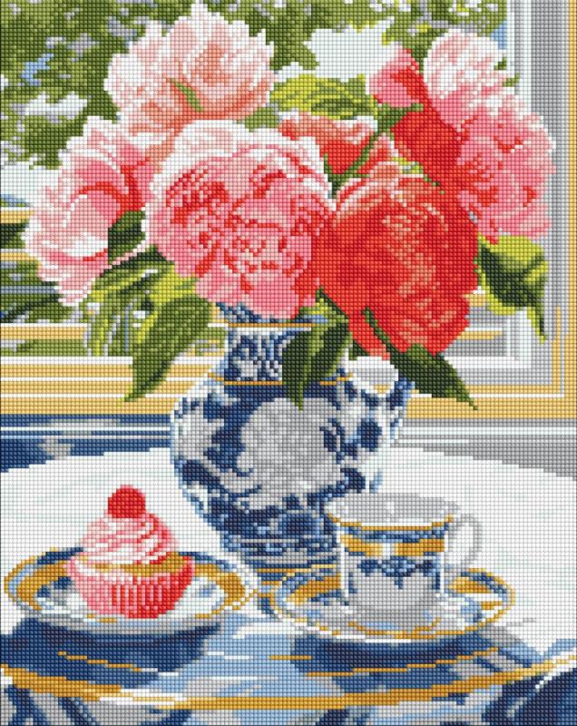 ZESTAW DO MOZAIKI DIAMENTOWEJ SŁODKA NIESPODZIANKA 40X50CM