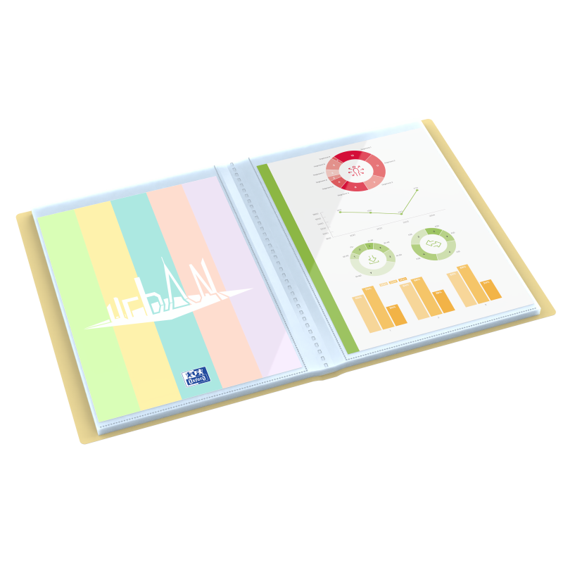 ALBUM OFERTOWY A4/20K PP OXFORD URBAN PASTEL MIX