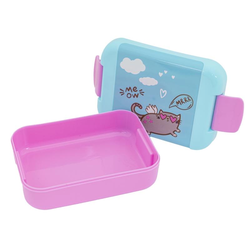 ŚNIADANIÓWKA AQUA PURE MEOW MINT/PINK