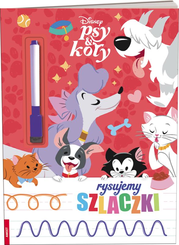 KSIĄŻECZKA DISNEY PSY & KOTY RYSUJEMY SZLACZKI