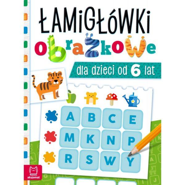 KSIĄŻECZKA ŁAMIGŁÓWKI OBRAZKOWE DLA DZIECI OD 6 LAT