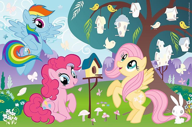 PUZZLE 35 PLUS-NAKLEJKI MY LITTLE PONY