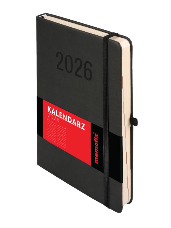 KALENDARZ A5 MEMOFIX DNS CZARNY