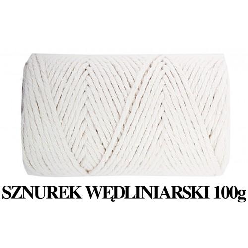 SZNUREK WĘDLINIARSKI BAWEŁNIANY 100G 70M