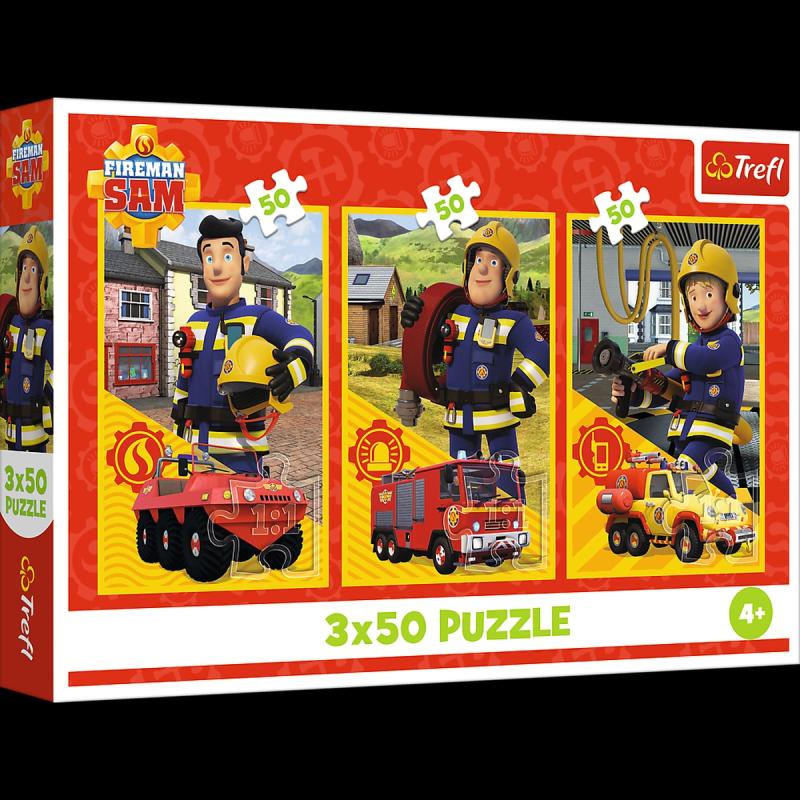 PUZZLE 3X50 TREFL EKIPA Z REMIZY