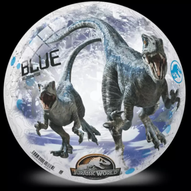 PIŁKA BLUE JURASSIC WORLD - 23CM