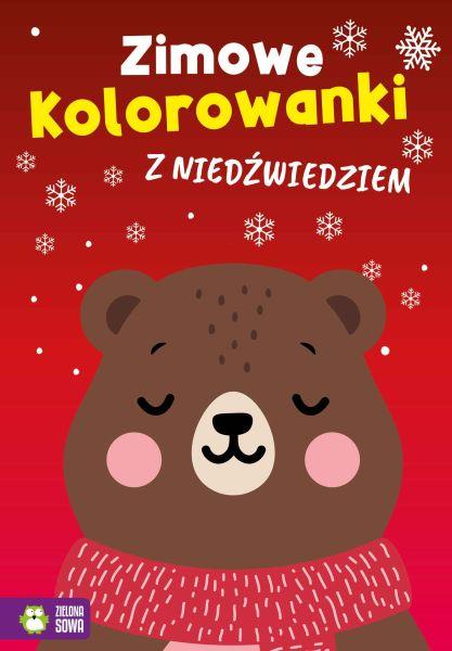 KSIĄŻECZKA ZIMOWE KOLOROWANKI Z NIEDŹWIEDZIEM #ŚWIĘTA