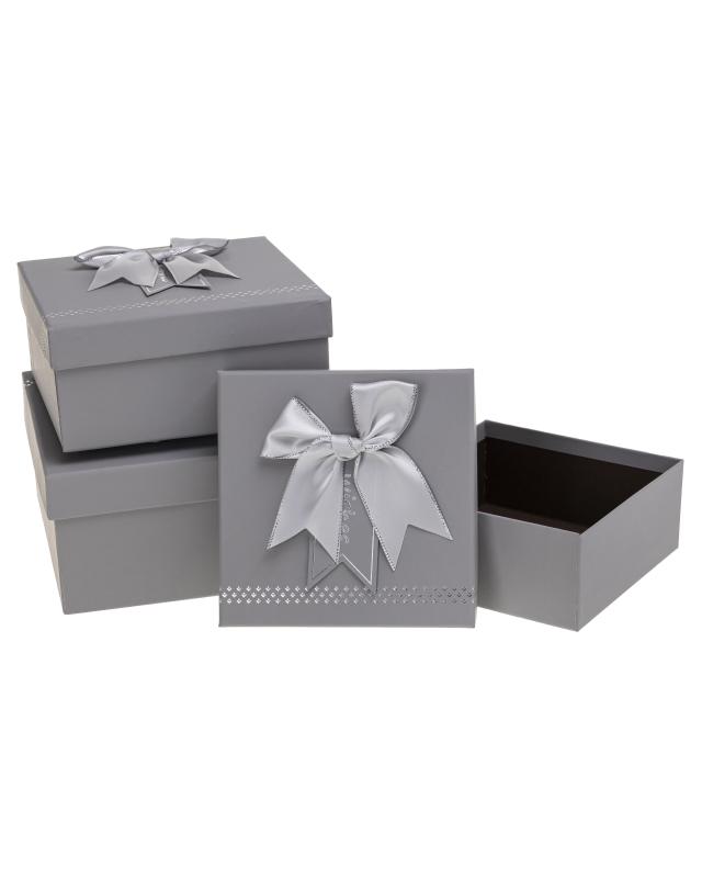 ZESTAW PUDEŁEK PUG-25263-KW GREY SET A/3