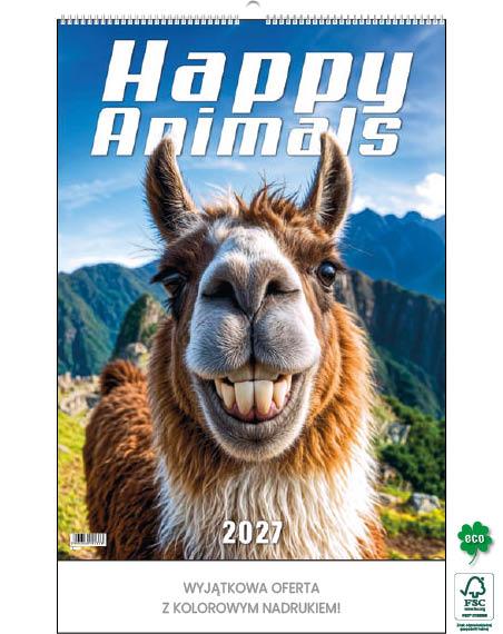 KALENDARZ WIELOPLANSZOWY HAPPY ANIMALS JOTAN STANDARD