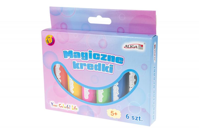 MAGICZNE KREDKI MK-7123 6SZT. PODSTAWOWE KOLORY