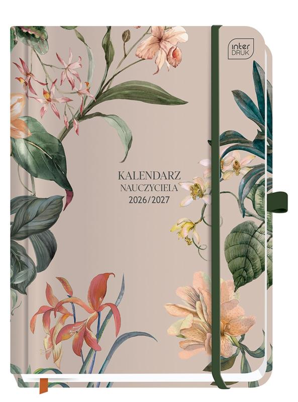 KALENDARZ NAUCZYCIELA A5/352 ORCHIDS 26/27