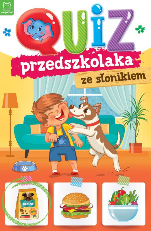 KSIĄŻECZKA QUIZ PRZEDSZKOLAKA ZE SŁONIKIEM
