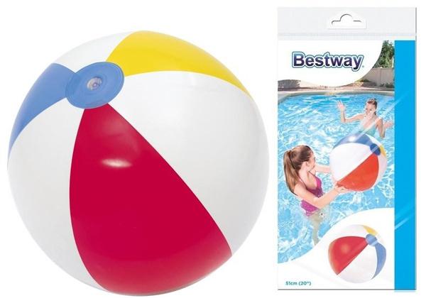 PIŁKA PLAŻOWA DMUCHANA DLA DZIECI 51CM BESTWAY 31021