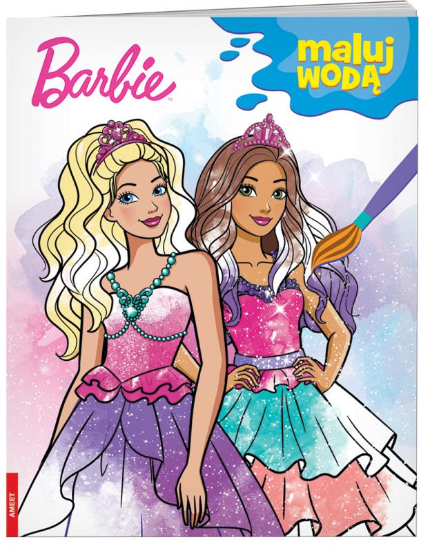 KSIĄŻECZKA BARBIE DREAMTOPIA. MALUJ WODĄ