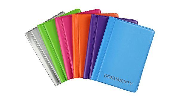 OKŁADKA NA DOKUMENTY MINI NEW COLOURS (MIX 6 SZT.)