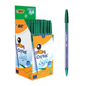 DŁUGOPIS BIC CRISTAL SOFT ZIELONY A50