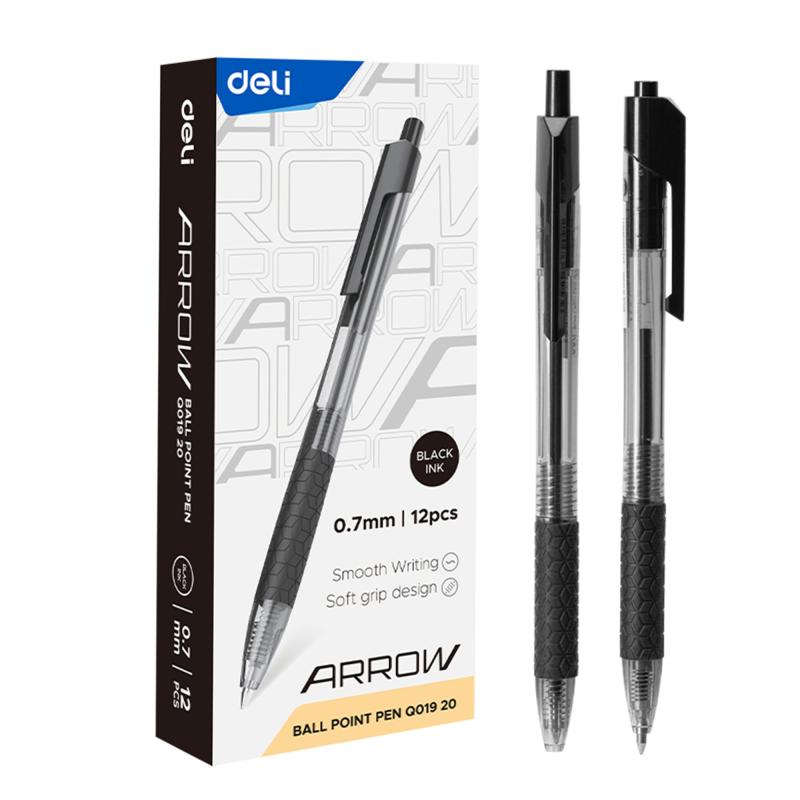 PIÓRO KULKOWE 0,7 MM ARROW CZARNE DELI