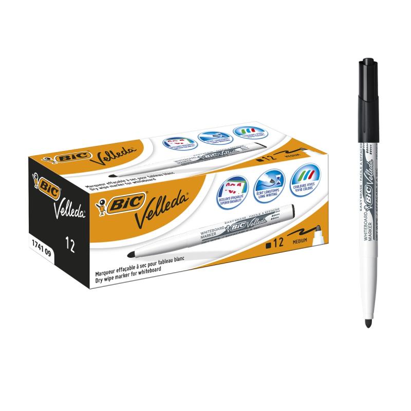 MARKER VELLEDA 1741 OKR CZARNY A/12