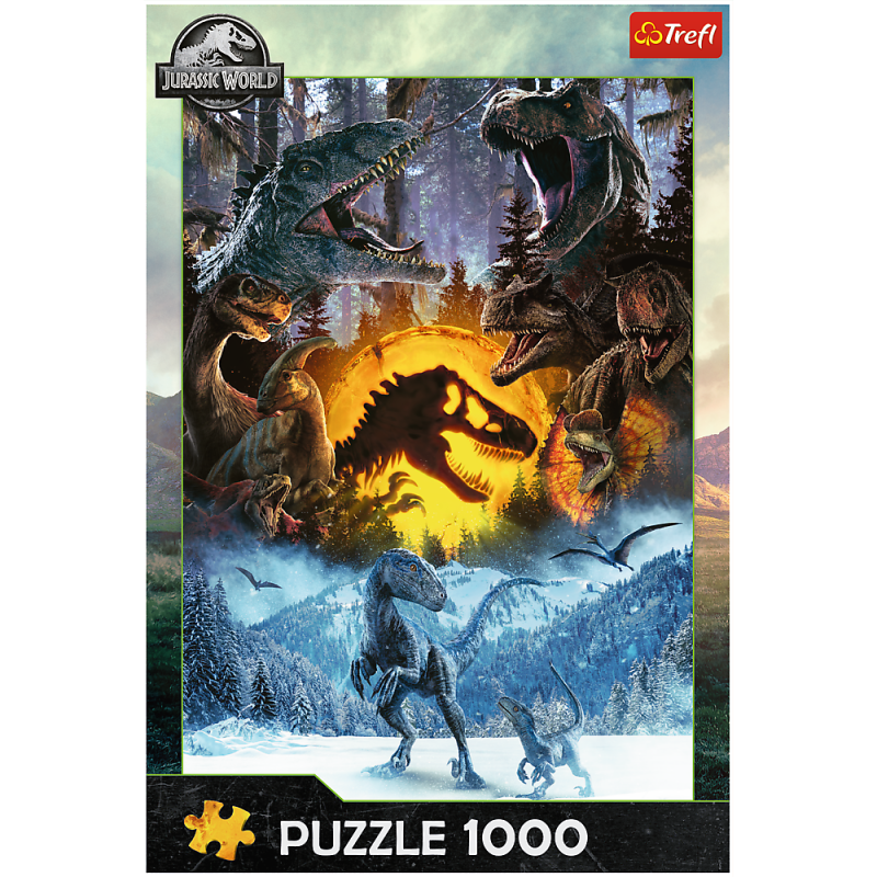 PUZZLE 1000 TREFL W ŚWIECIE PARKU JURAJSKIEGO