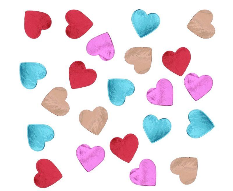 KONFETTI PAPIEROWE LOVE IS IN THE AIR, mix, 150 szt.