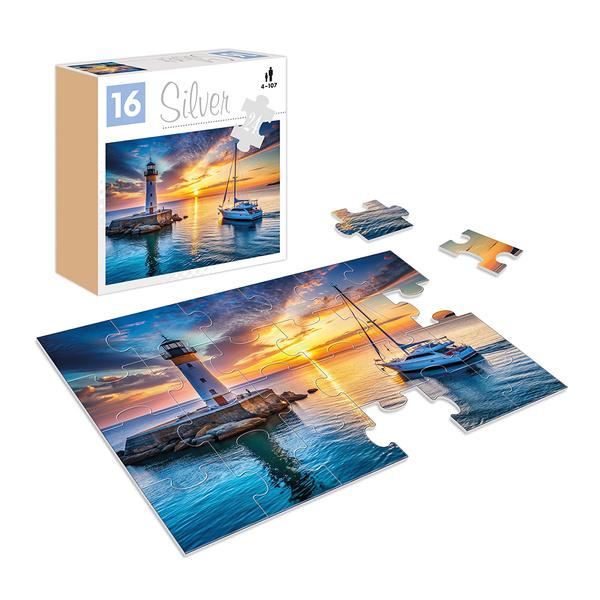 PUZZLE 24 ELEMENTÓW SILVER LATARNIA MORSKA