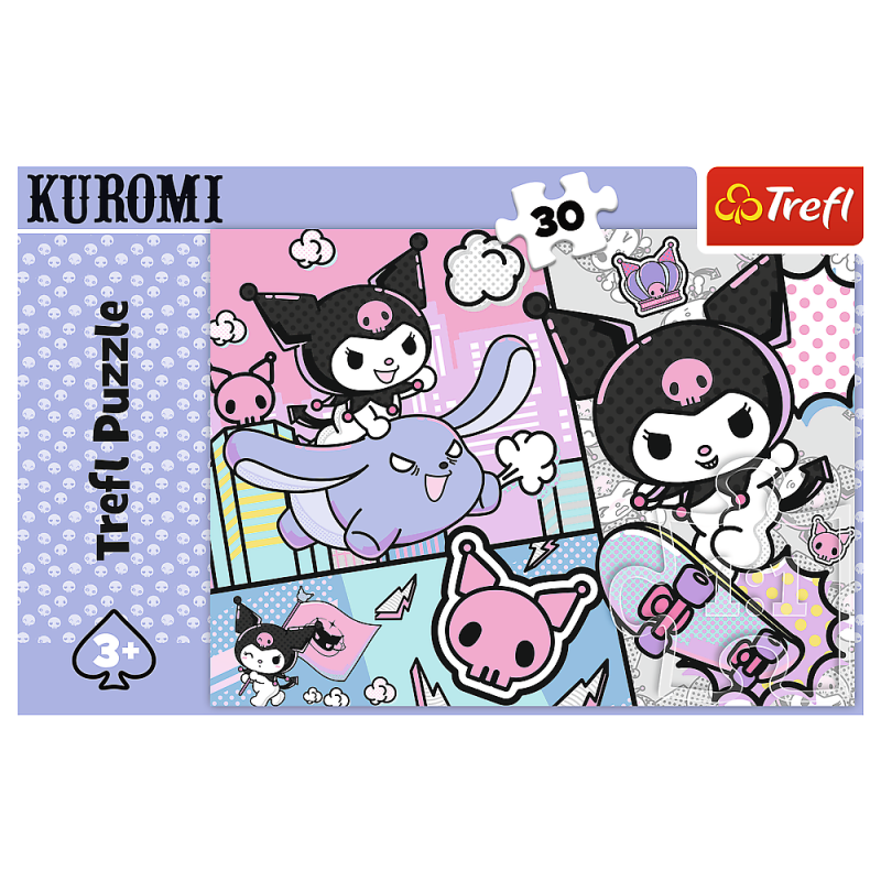 PUZZLE 30 TREFL ZABAWY Z KUROMI HELLO KITTY