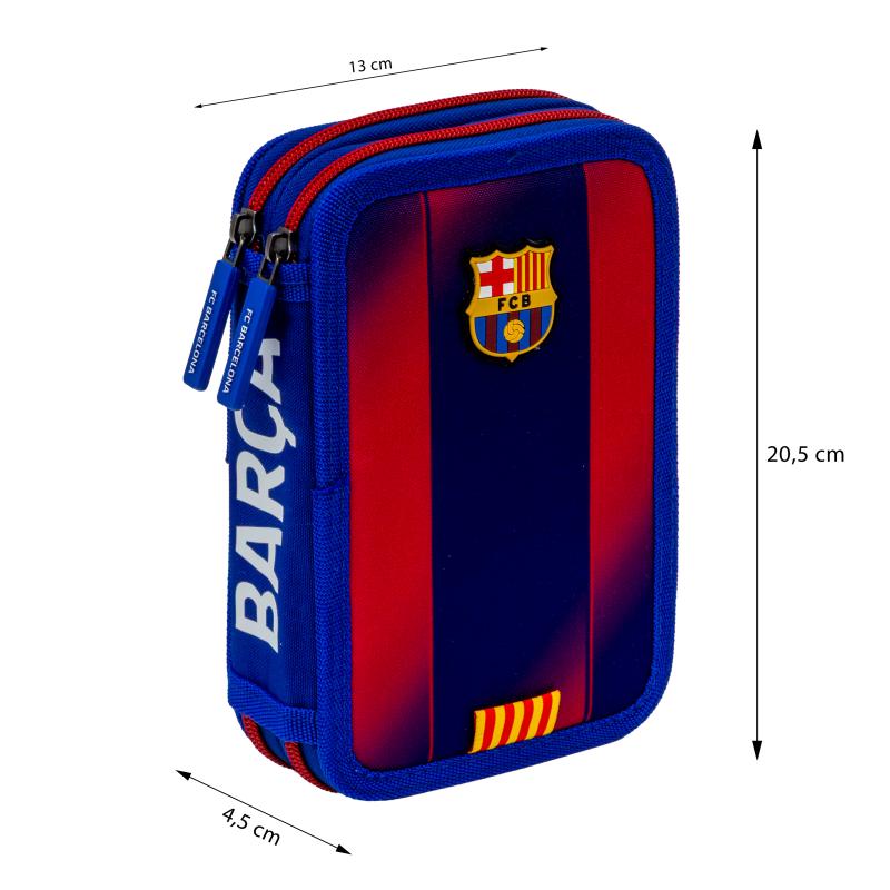 PIÓRNIK PODWÓJNY Z WYPOSAŻENIEM FC BARCELONA YOUNG AC21